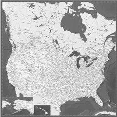 Kartor Highly detailed map of the United States Olson – kvalitetsprodukt för ett vackrare och mer hållbart hem