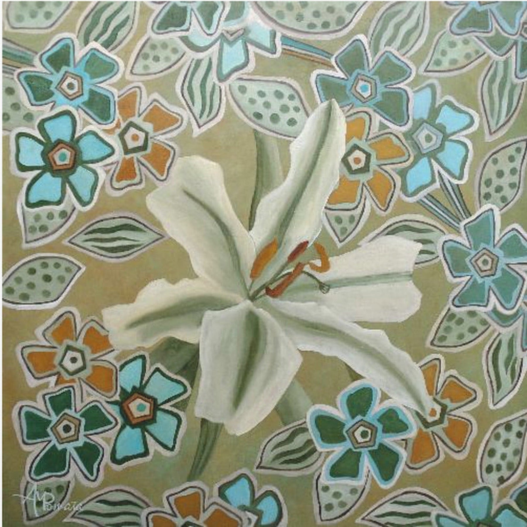 Blomstermosaik