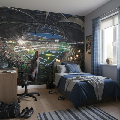 Shining Stadium i Beijing – fotballens magi rumsbild 2