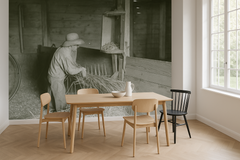 Reveal Wallpaper Tröskning – Historisk charm för moderna hem – kvalitetsprodukt för ett vackrare och mer hållbart hem