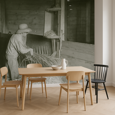 Tresking – Historisk sjarm for moderne hjem rumsbild 2