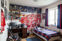 Troja Ljungby - Den segrande hästen - Fototapet hockeylag – fototapet med unikt motiv som skapar en inspirerande fondvägg